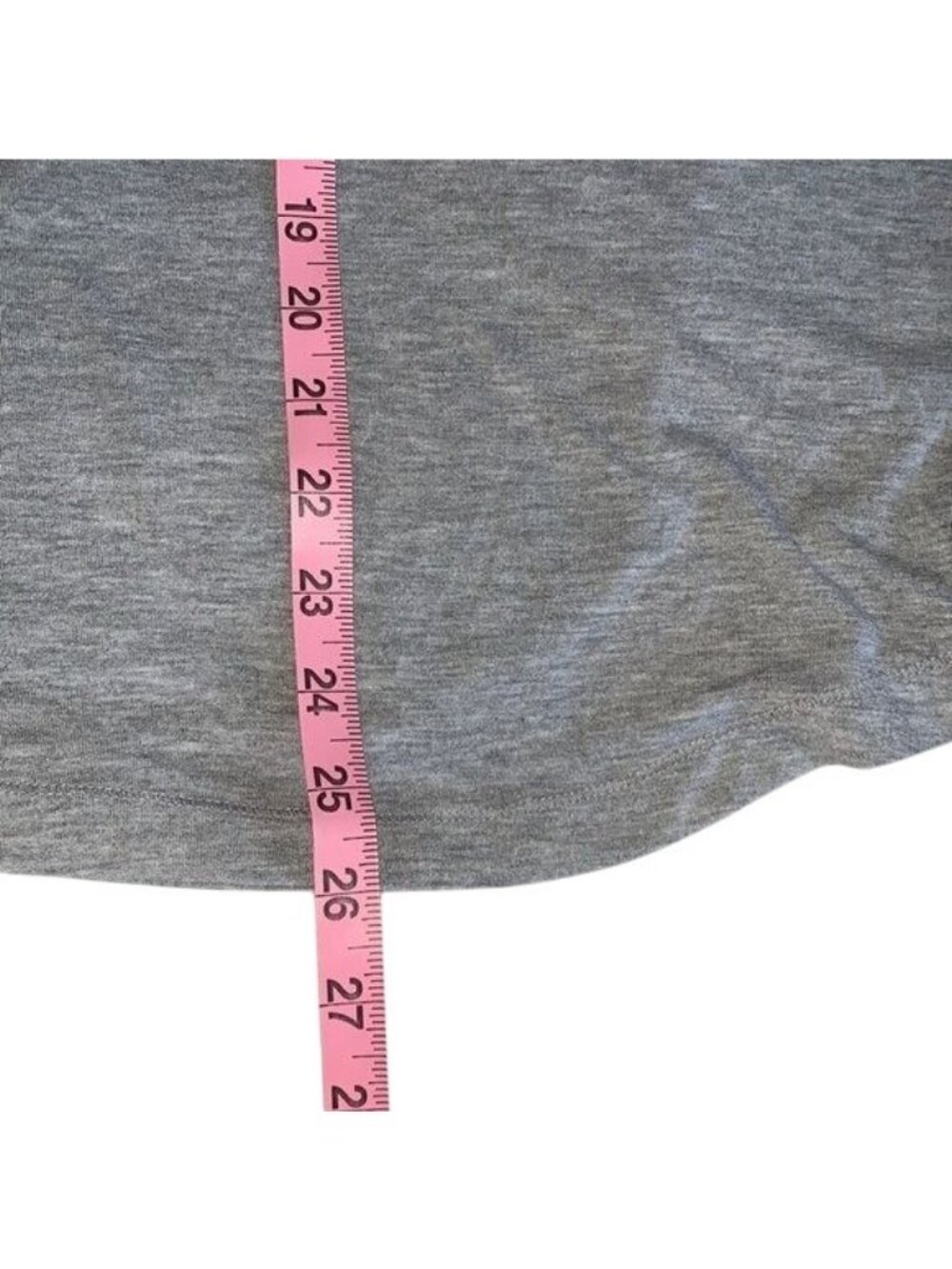 Gray Mesh Back Heathered Tank Top Lightweight Breathable Yoga Activewear Womens - Picture 9 of 9